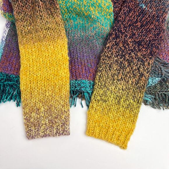 Anthropologie Greylin Natalia Fringed Colorful Knit Cardigan Size XS - Picture 7 of 10